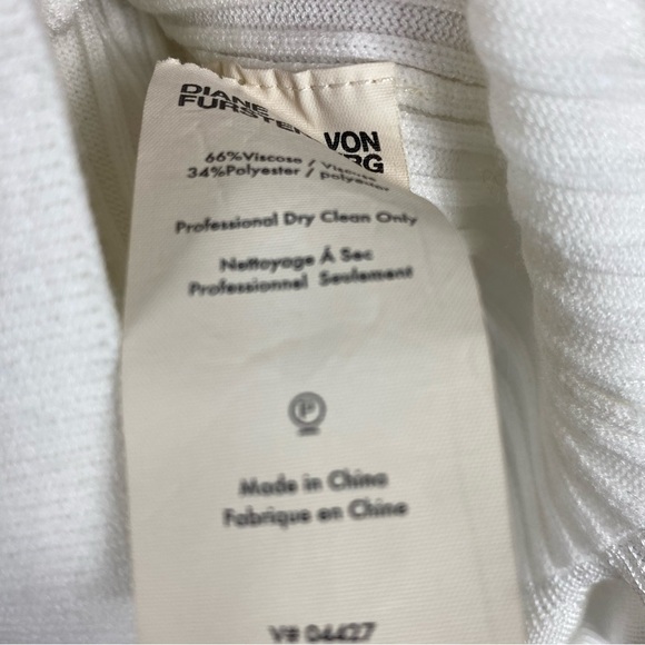 Diane Von Furstenberg peplum sweater Sz P - Picture 8 of 9